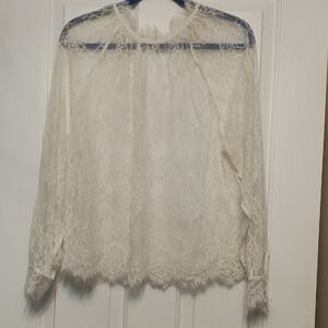 Wilfred Cream Lace Blouse